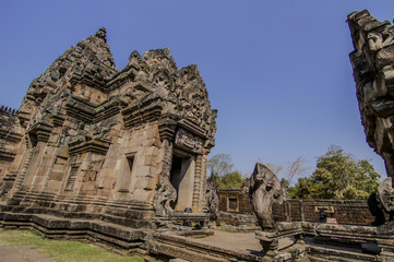 Fototapeta premium Phanom Rung historical park in Thailand 
