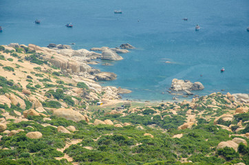 natural coastline at Ninh Thuan, Vietnam