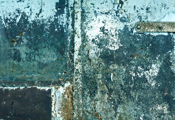Color weathered metal wall texture.