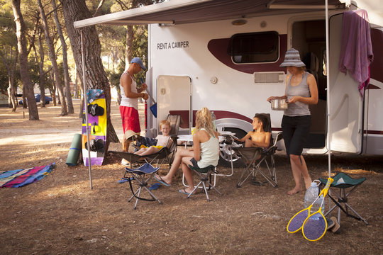 Croatia, Dalmatia, Family Holidays on Camp Site