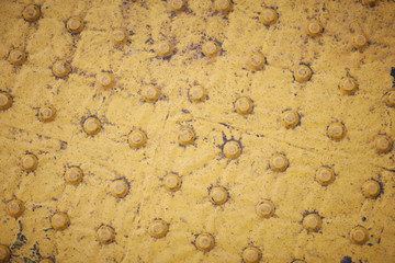 Yellow convex texture coating decorative surface