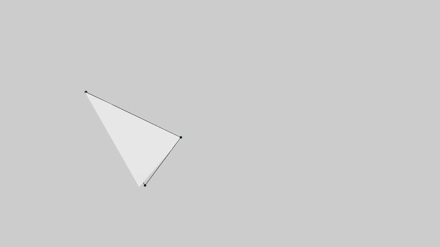 grey low polygonal animation.