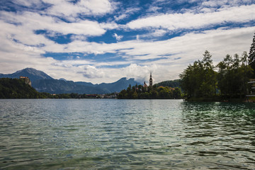 Panorama of Bled (Slovenja)