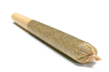 Close up of medical marijuana joint