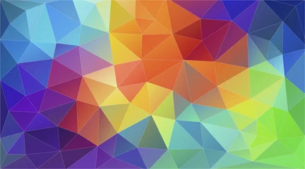 Fototapeten Geometric triangle wallpaper © igor_shmel