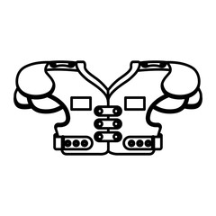football american jacket icon vector illustration design