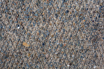 Close up Abstract small stone concrete cement floor texture background
