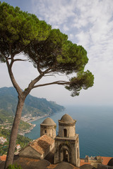 Fototapeta na wymiar Aussicht auf Amalfiküste