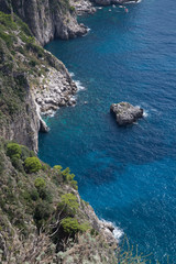 Fototapeta na wymiar Küste vor Capri