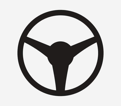 the steering wheel icon