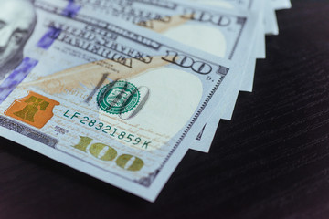 American Dollars. One Hundred Dollar Banknotes, 100 