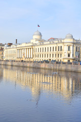 Fototapeta premium Embankment of Fontanka River.