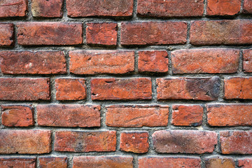 Background of old vintage brick wall