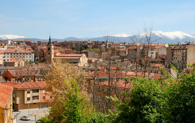 Fototapeta na wymiar View of Segovia