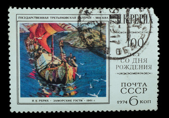 Postage Stamp isolated