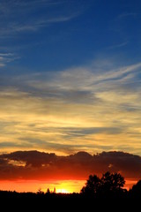 Fototapeta premium Couché de soleil