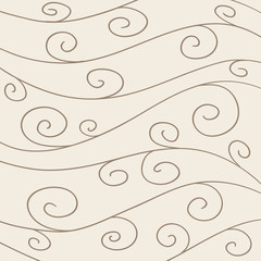 Vintage wavy pattern