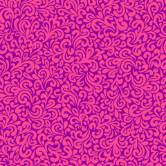 Wavy doodle seamless pattern