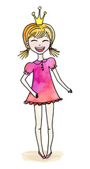 Little princess girl