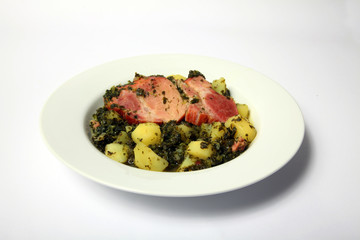 Grünkohl mit Kassler