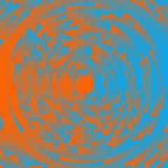 Abstract ring spiral background. Vector illustration.