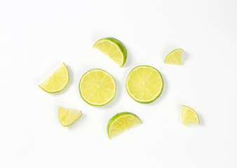 fresh lime slices