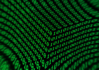 binär code computer background
