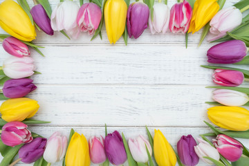 Tulips frame