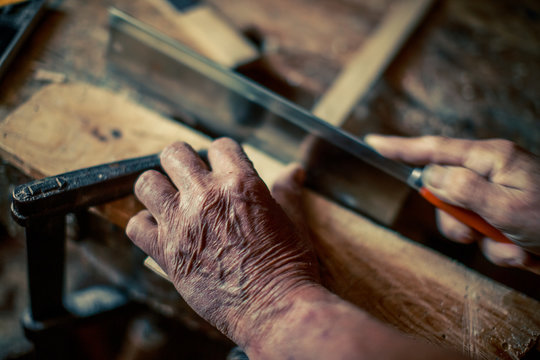 Boatbuilder, Island Hvar, Stari Grad, Dalmatia, Croatia