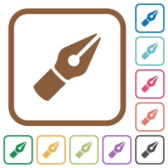 Vector pen simple icons
