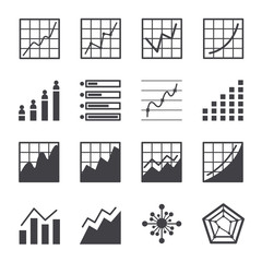 analytics icon set