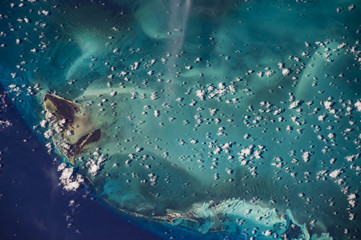 Fototapeta premium Earth view from space. Elements of this image furnished by NASA