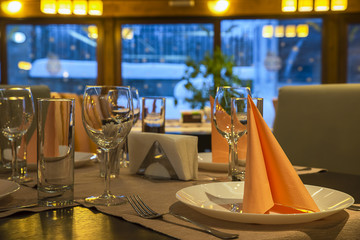 Dining table for lunch