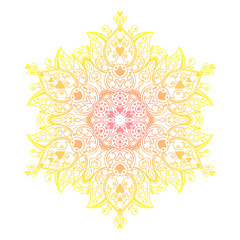 Mandala banner, Indian style. Bohemian Cards Unique cards for printing supplies