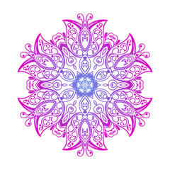Mandala banner, Indian style. Bohemian Cards Unique cards for printing supplies