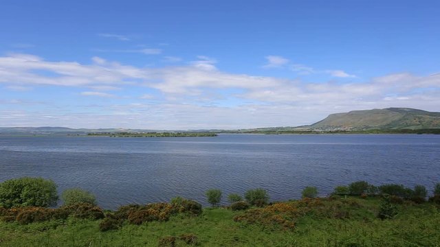 Elevated view of Loch Leven Scotland

