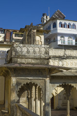 The museum building in India to Udaipur Bagore Ki Haveli
