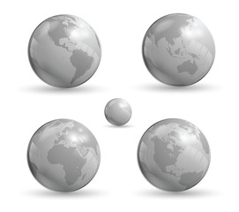 Metal globes