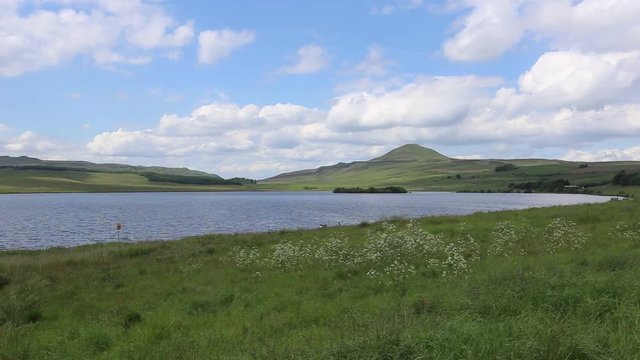 Ballo Reservoir and West Lomond Fife Scotland
