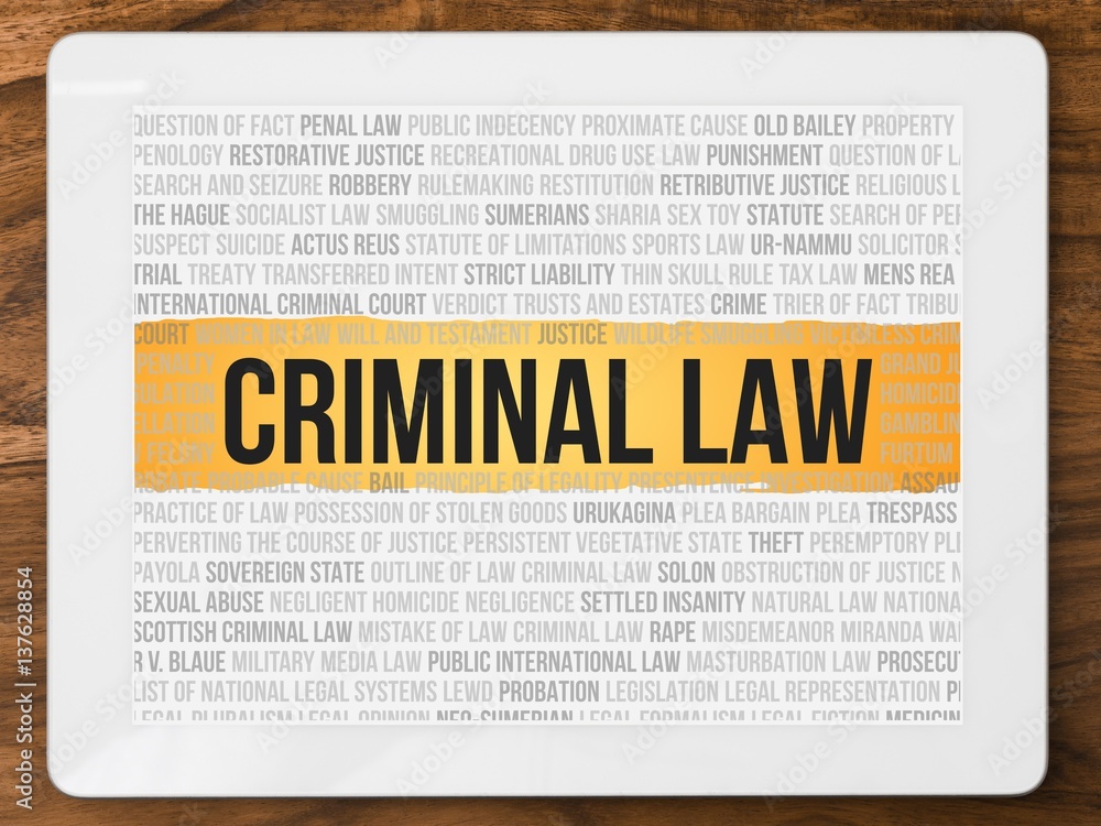 Sticker Criminal law