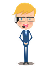 オペレーター　挨拶