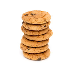 cookies on a white background