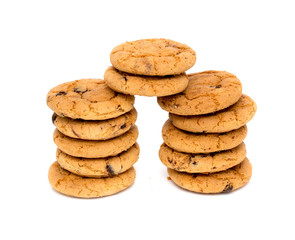 cookies on a white background