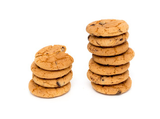 cookies on a white background