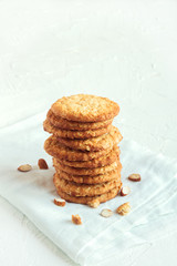 Homemade almond cookies