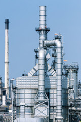 Petrochemical plant, oil refinery factory