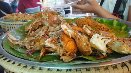 fried soft shell crab