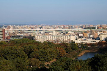 Fototapeta na wymiar Nagoya Aerial View 2
