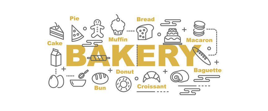bakery vector banner