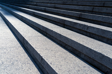 Detail Shot Of stone stairs in city of China.